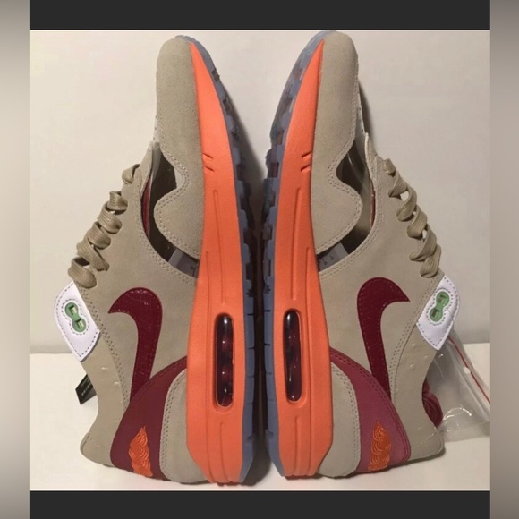 NEW 2021 NIKE AIR MAX 1 ONE CLOT KISS OF DEATH 10.5 + CUSTOM SOCKS Sb Patta Kb x main image 8